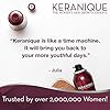 Keranique Volumizing Shampoo and Conditioner Set for Hair Repair and Growth with Biotin and Keratin Amino Complex, Sulfate and Parabens Free, 8 fl oz ea