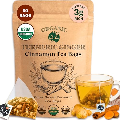 Dr. Lu’s Organic Turmeric Ginger Cinnamon Tea