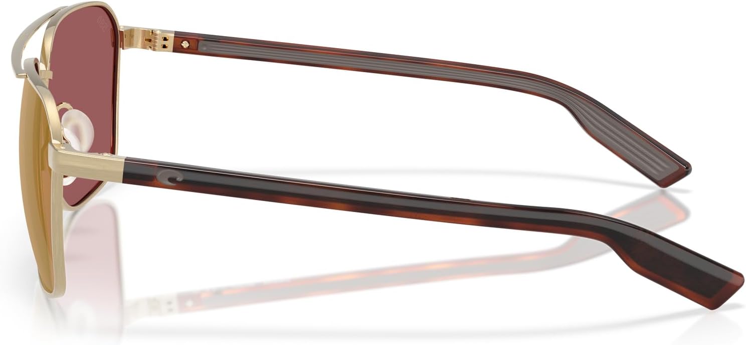 Costa Del Mar Mens Wader Rectangular Sunglasses
