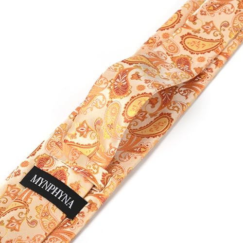 Image of Men's Tie Set with Pocket Square and Cufflinks | 100% microfiber; tie 59 x 3.15 in; square 10 x 10 in; gift box included
