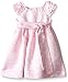 Laura Ashley London Girls' Pink Brocade Dress