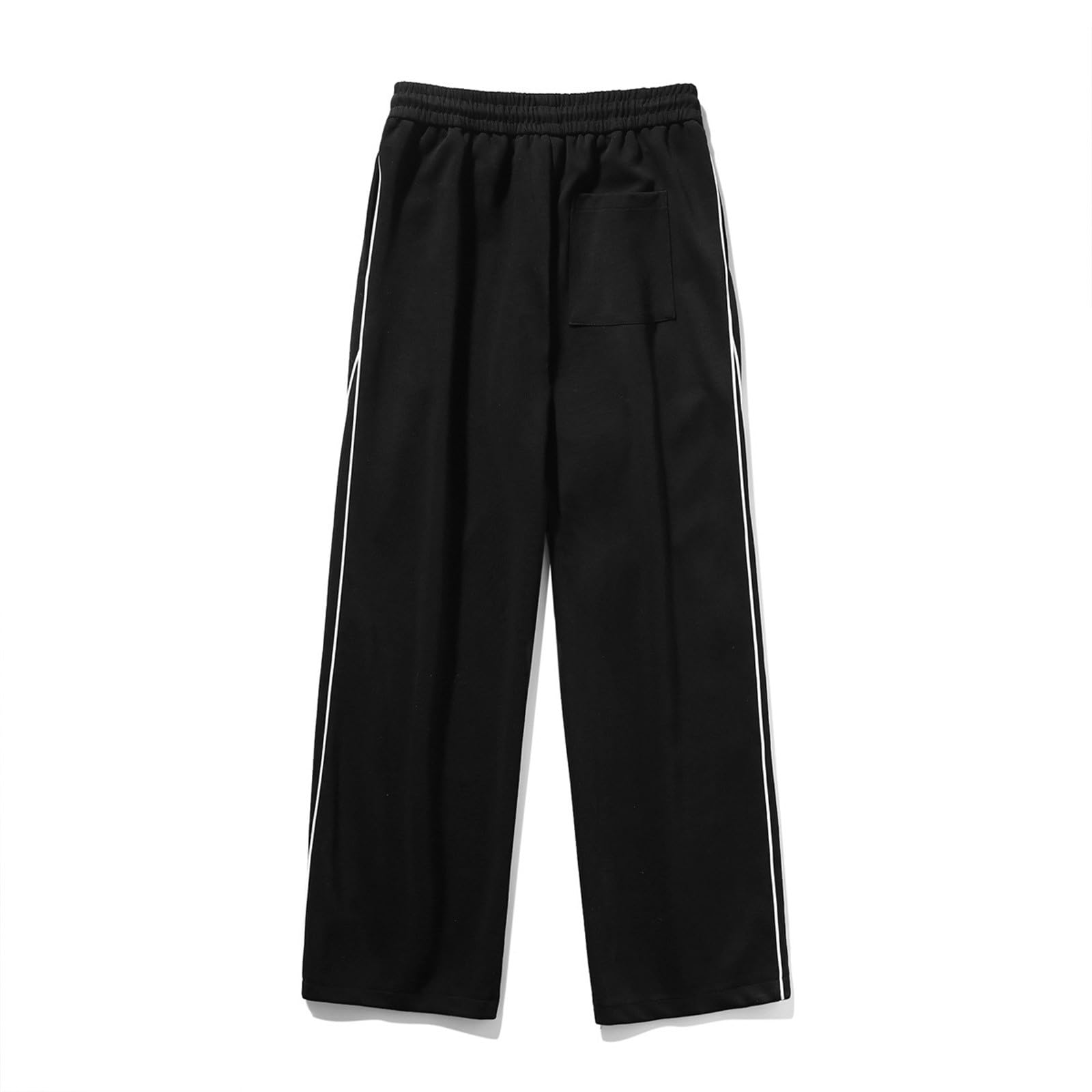 Lässige Herren Freizeithose mit Geradem Bein Coolen Streifen, Sportlich-lockere Passform, Partner-Hose mit Geradem Bein (Modell 2026) Relax Hose Herren Sweatpants Baggy Jogginghose Gefüttert