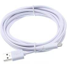 10ft USB Cable MicroUSB Charger Cord Power Wire Long Compatible with Huawei Ascend XT - Fusion 3 - Honor 6X - Honor 7X - Honor 8X - Magna H871G - Mate SE - MediaPad T1 10 - MediaPad X1