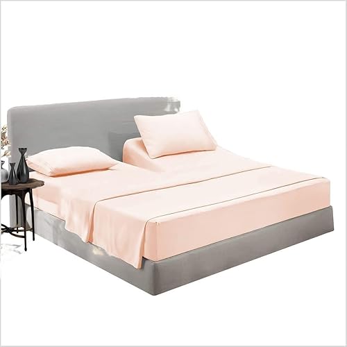 Miniatura 6 de Top Split Head Flex - Juego de sábanas de tamaño King para dormir con números de cama de 4 piezas, color marfil, sábanas divididas de 1000 hilos de