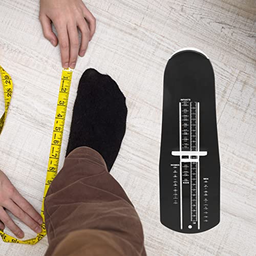 Doitool 2Pcs Shoe Measurement Ruler Feet Size Measurer Plastic Shoes Ruler Sizer Foot Measuring Device Us Standard Shoe Sizer Foot Gauge For Adult Kids Men Women #TOP1