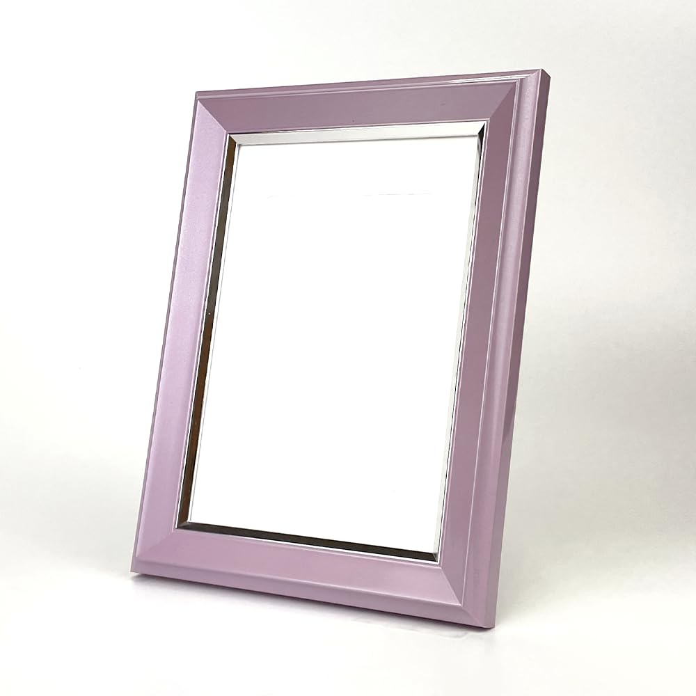 Amazon.co.jp: 額縁 肖像額 遺影額 L版写真サイズ スタンド付き