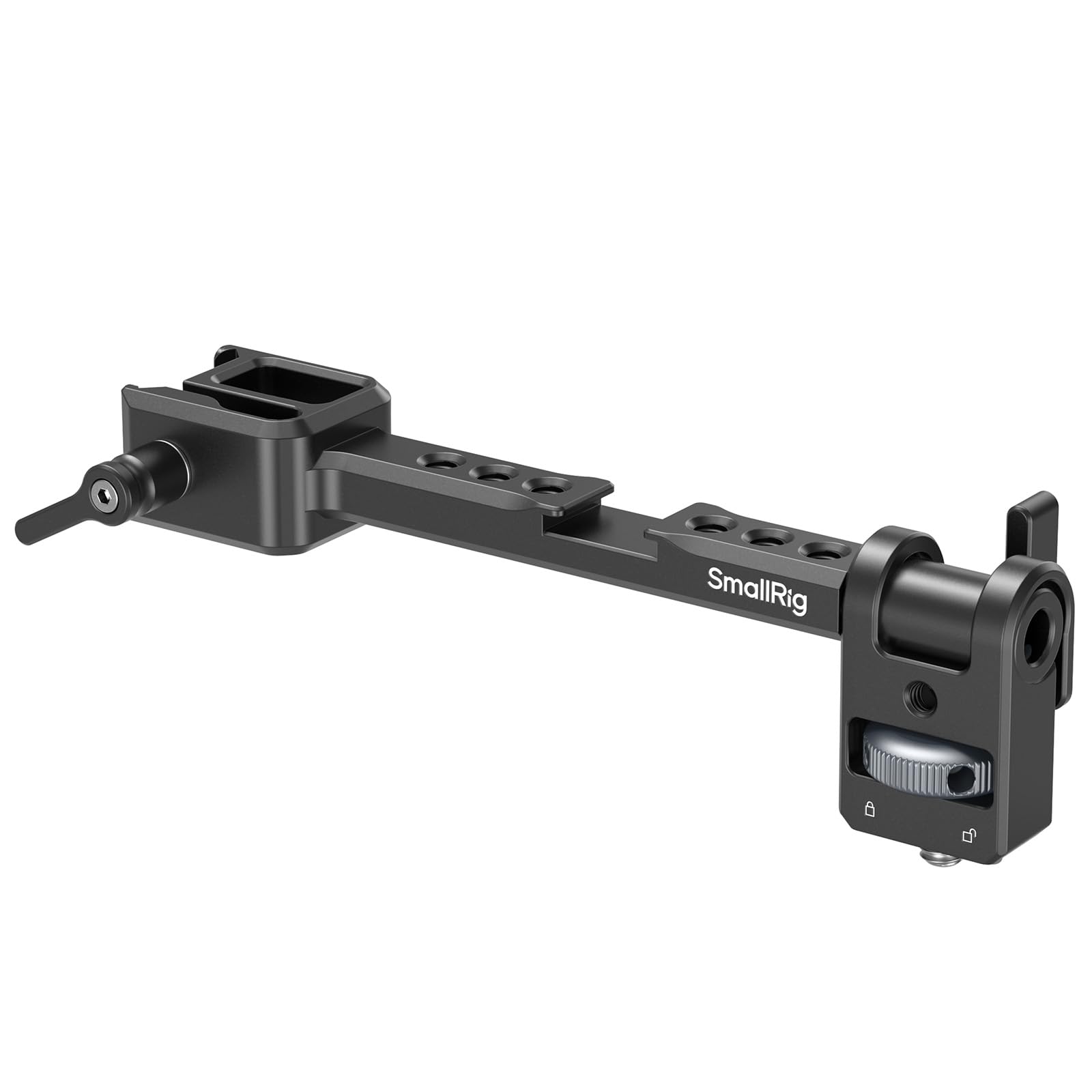 SMALLRIGAdjustable Camera Monitor Mount with Quick Release NATO Clamp, Cold Shoe Mount, Anti-Twist Design for DJI RS 2 / RSC 2 / RS 3 / RS 3 Pro/RS 3 Mini/RS 4 Mini - 5337ClimatePartner certified