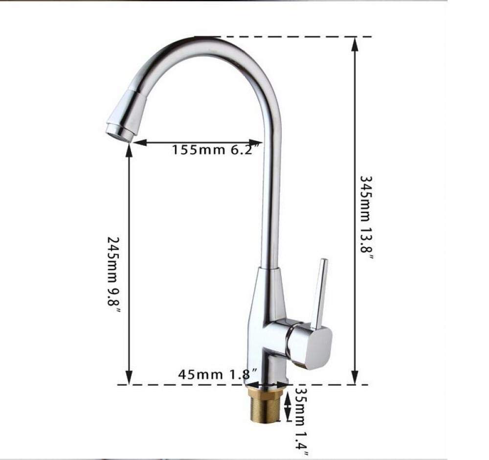 Buy YYIXING Tap Stainless Steel Kitchen Sink Basin Faucet Deck Chrome