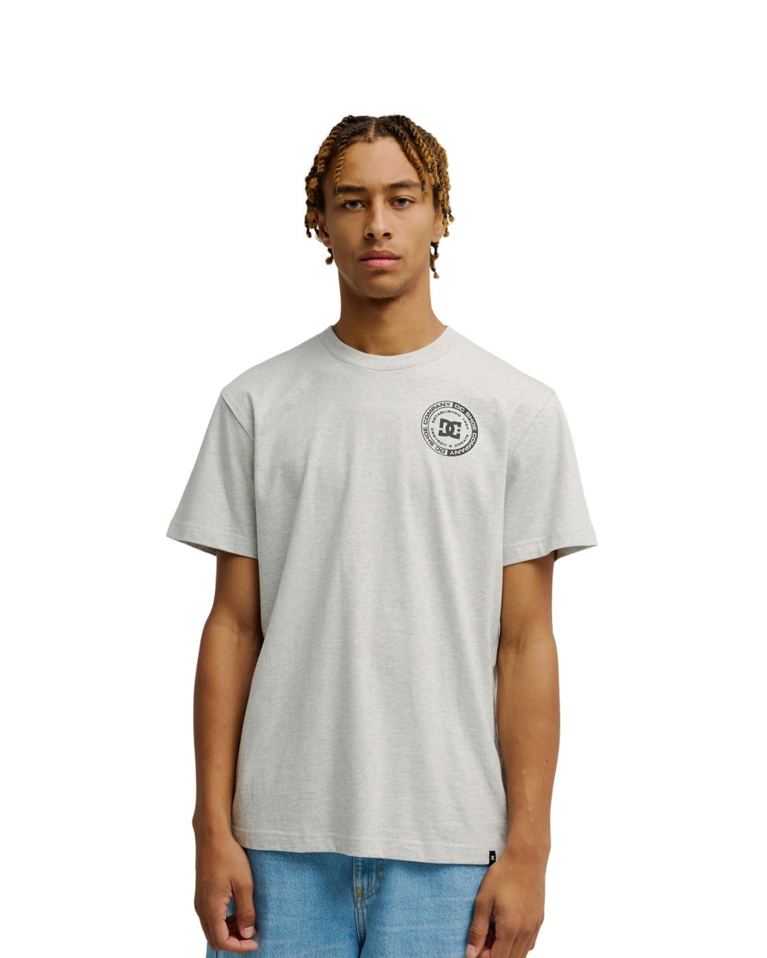 Dcshoes Maglietta a Manica Corta DC Corpo FB HSS Uomo Grigio XXL