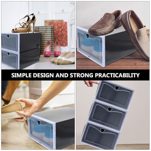 Boîtes à chaussures solides et respirants en PP avec structure tiroir - 7