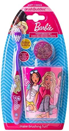 Licensed Branded B4RBIE 3 Pieces Toothbrush Set for Girls image 5