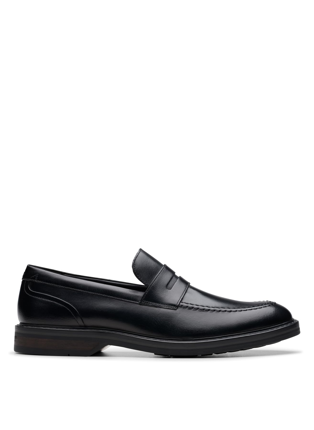 Clarks Aldwin Step Mens Black Leather, 10.5