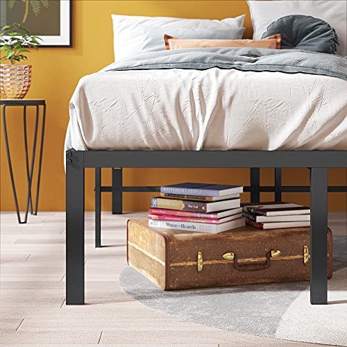 Image of ZINUS Yelena 18 Inch Metal Platform Bed Frame, Steel Slat Support, No Box Spring Needed, Easy Assembly, Queen