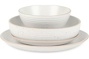 Stone Lain Lauren - Dinnerware Set with Pasta Bowls - 16-Piece