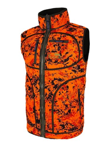 Image of Rondane Orange Reversible Hunting Vest for Men