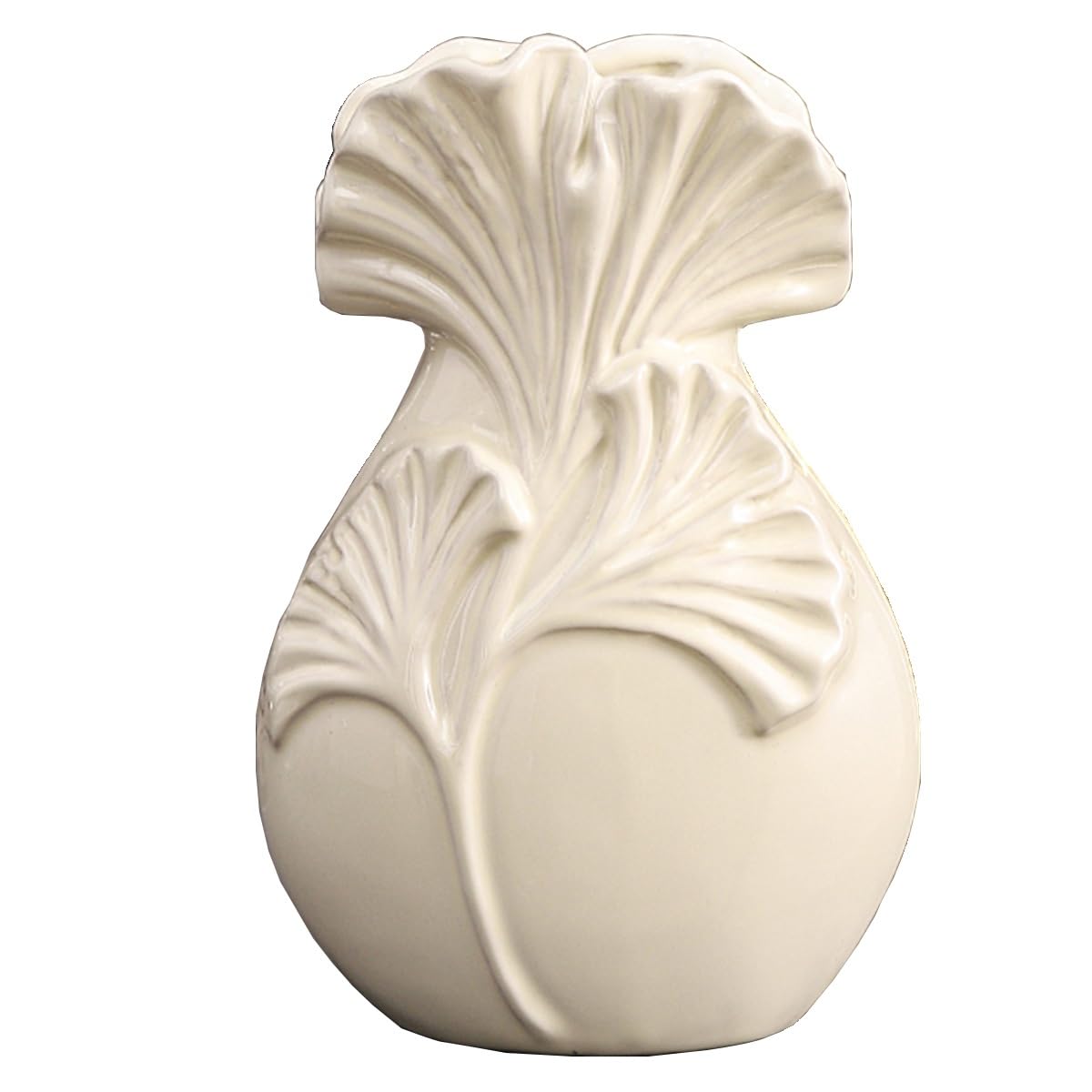 Ceramic vase， Farmhouse Decoration Vase(/Beige)