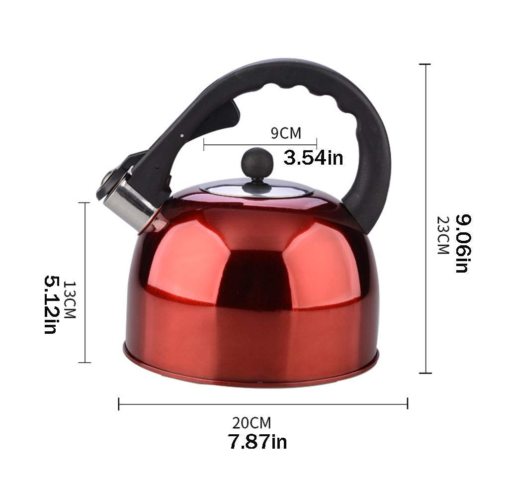 Bouilloire à thé sifflante en acier inoxydable, cuisinières à Bouilloire à thé sifflante en acier inoxydable, cuisinières à