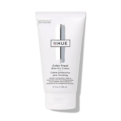 dpHUE Color Fresh Blow Dry Creme - 5 oz - Hidrata, añade brillo y protege contra daños por calor, con aceite de argán y manteca de karité, para todo