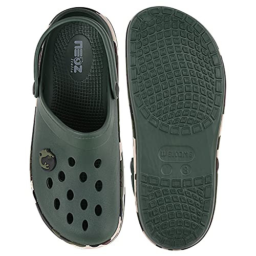 Image of NEOZ Men's Casual Clogs /Sandals with Adjustable Back Strap for Adult | Comfortable & Light Weight | Stylish & Anti-Skid | Waterproof & Daily Flipflops