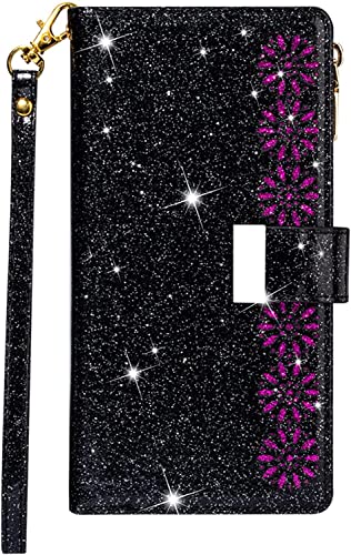 Étui portefeuille pour iPhone 13 Pro Max anti-rayures avec rangement cartes intégré