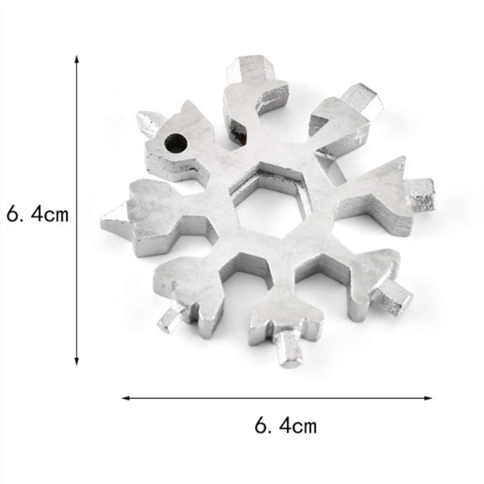 Schneeflocken-Schraubenschlüssel, Schneeflocken-Multitool, Schraubendreher-Schlüssel