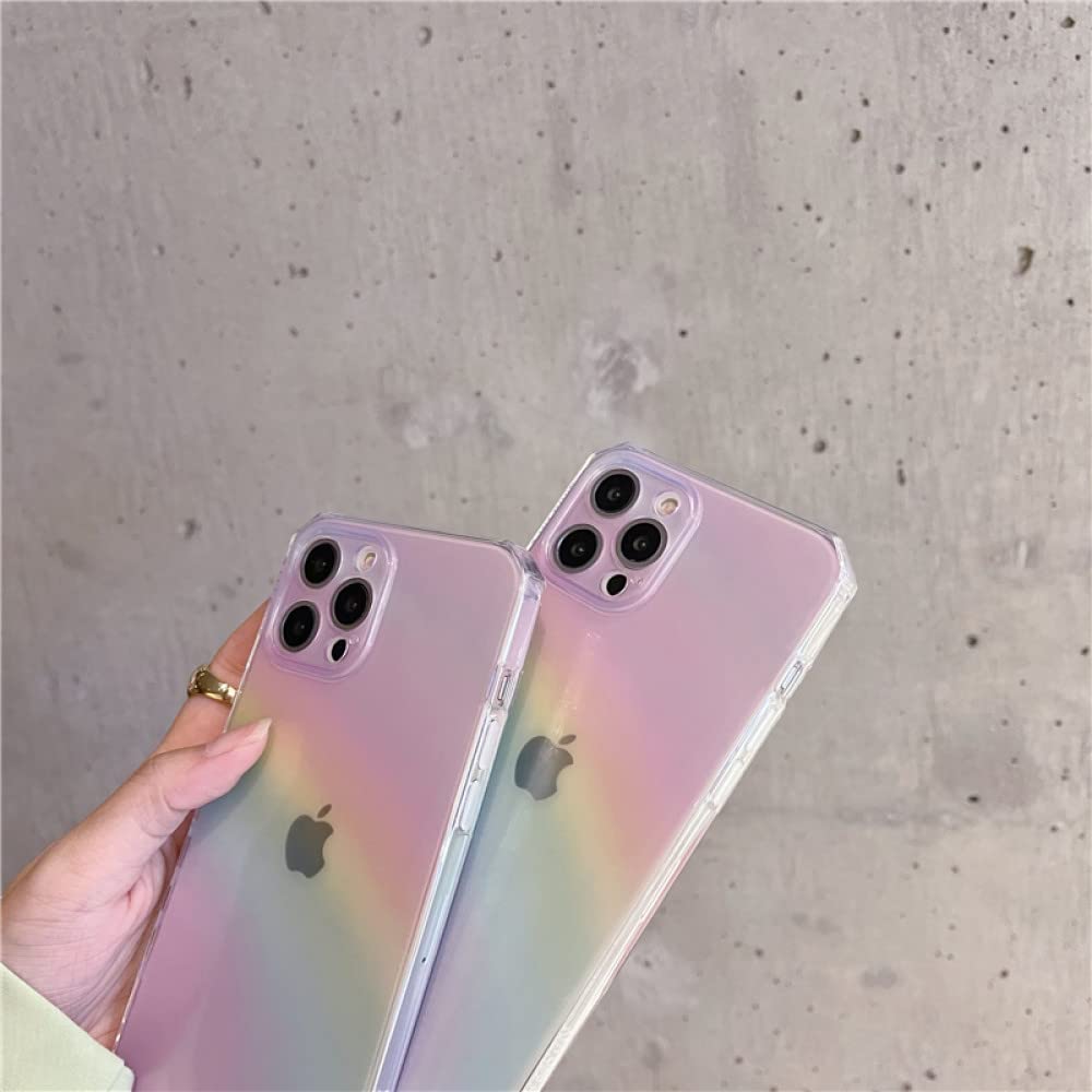 Coque iPhone for Sale avec l'œuvre  Abstraction de l'écoulement arc-en-ciel  d