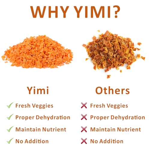 Image of Yimi Premium Dried Carrots, Dehydrated Carrots Flakes For Vegetable Soup