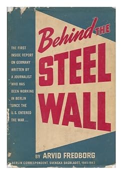 Hardcover Behind the steel wall, Book