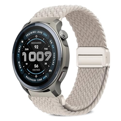 [VanHooc] 22mm voh for Amazfit T-Rex 3 Pro 48mm /Balance/Balance 2/Bip 6/Bip 5/Pop 3S iC pxg uCfbh ґgxg Lk }Olbg obN 