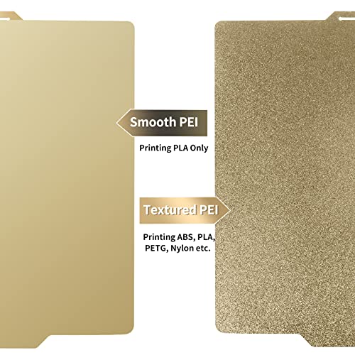 Image of IdeaFormer-3D Smooth + Textured PEI Build Plate Print Bed 257x257mm, Double Sided PEI Spring Steel Sheet Flexible for Bambu Lab X1 /X1C /P1P /P1S /P2S /A1