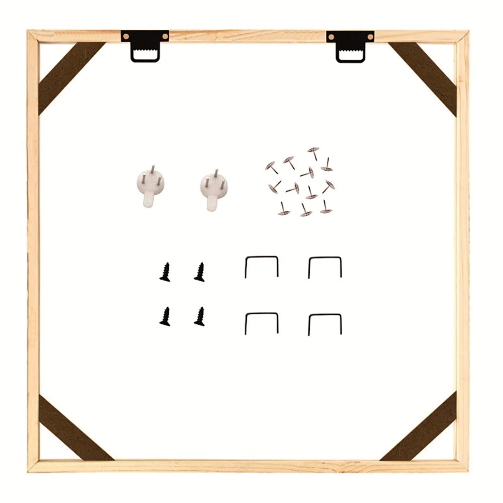 photo frame kits DIY Wooden Framework Canvas Paintings Frame Wood Photo Poster Home Decor Picture Frames for crafts party school projects(60X90cm)