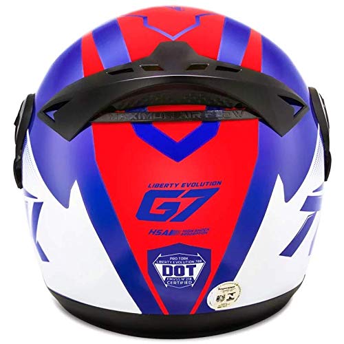 Pro Tork Capacete Evolution G7 56 Azul/Vermelho
