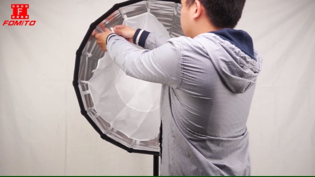 90cm Achthoekige Softbox (Bowens) – Met Honingraatrooster & Diffusor – Voor Flitsers en Monolights - K&F Concept