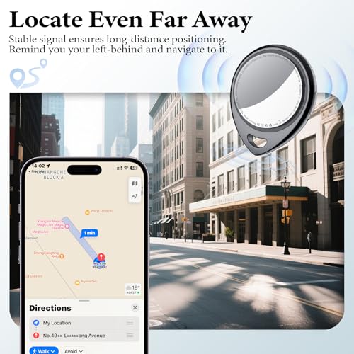 Image of Air Tracker Tags-4 Pack Work with Apple Find My (iOS Only) 100dB Sound