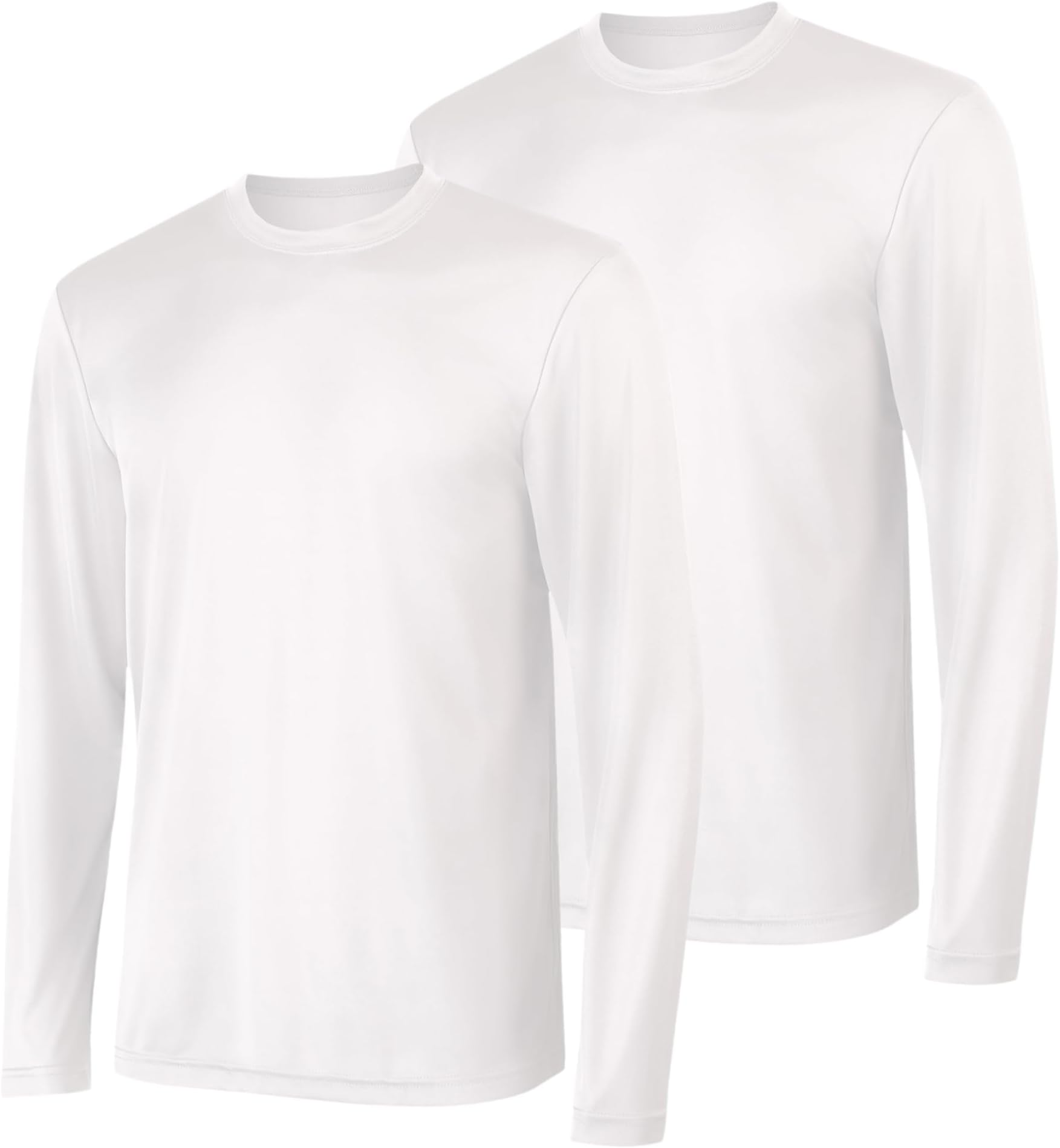 Sport Men's Long-Sleeve T-Shirt Pack, Cool DRI Moisture-Wicking Performance T-Shirts, Performance Tee, 2-Pack