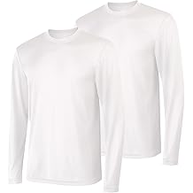 Sport Men's Long-Sleeve T-Shirt Pack, Cool DRI Moisture-Wicking Performance T-Shirts, Performance Tee, 2-Pack