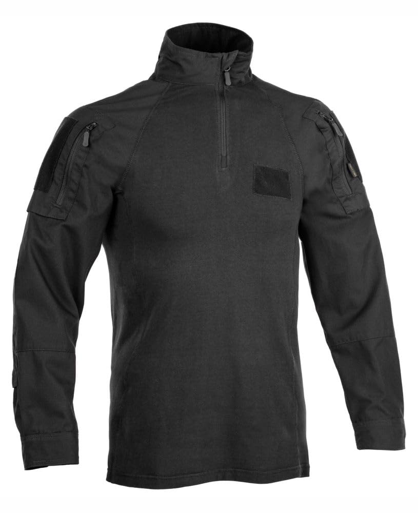 Defcon5 Combat Shirt Tiger 3267 Tasche sui Gomiti per Protezioni Soft (Nero, Medium)