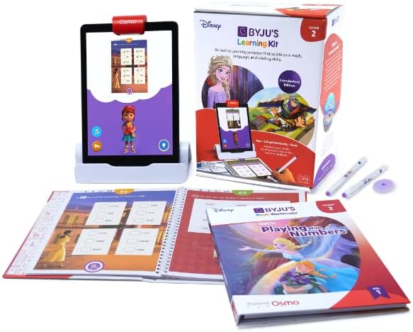 Miniatura 1 de Kit de aprendizaje BYJUS Disney, grado 2, edición introductoria, libros de trabajo de matemáticas de segundo grado, libros de lectura, suma y resta,