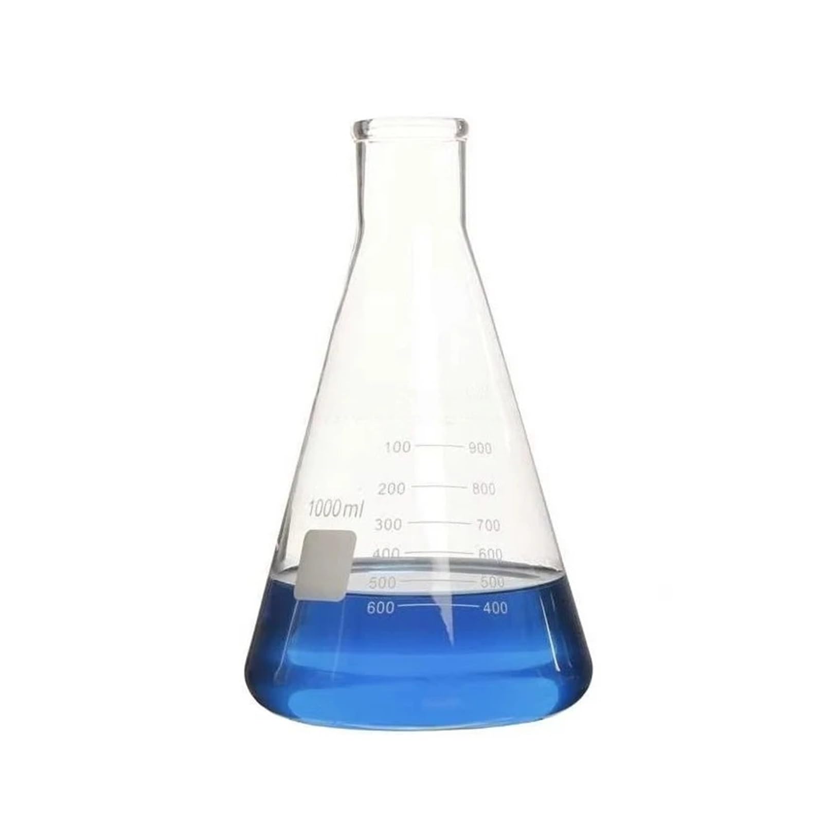 Matraz Erlenmeyer de vidrio de 1000 ml