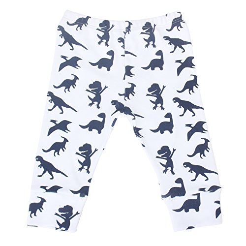 Image of Nino Bambino 100% Organic Cotton Envelope Shoulder Short Sleeve Navy Blue T-Shirt with Pyajama Set for Baby Girl