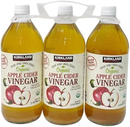 KIRKLAND カークランドシグネチャー オーガニック アップルサイダー酢 946ml x 3本 の商品画像 2
