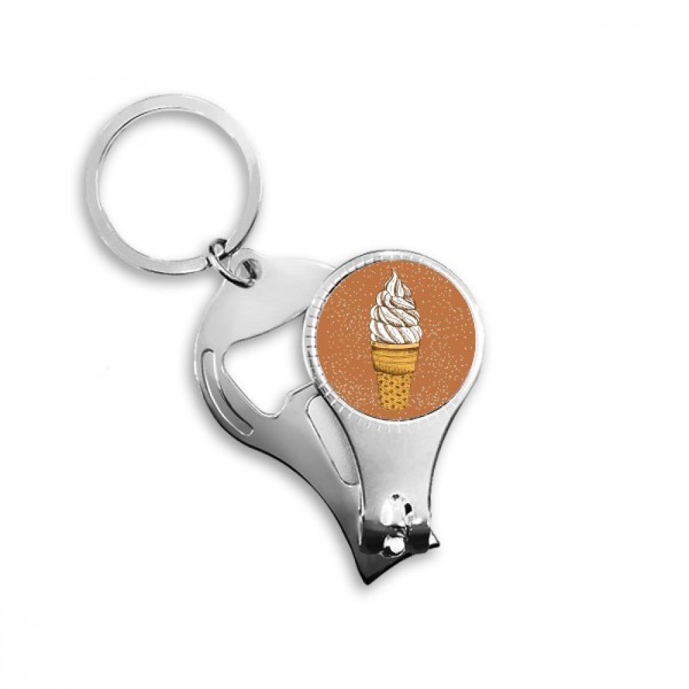 Pince à ongles cônes de chocolat coupe précise outil manucure avec manche crème confortable