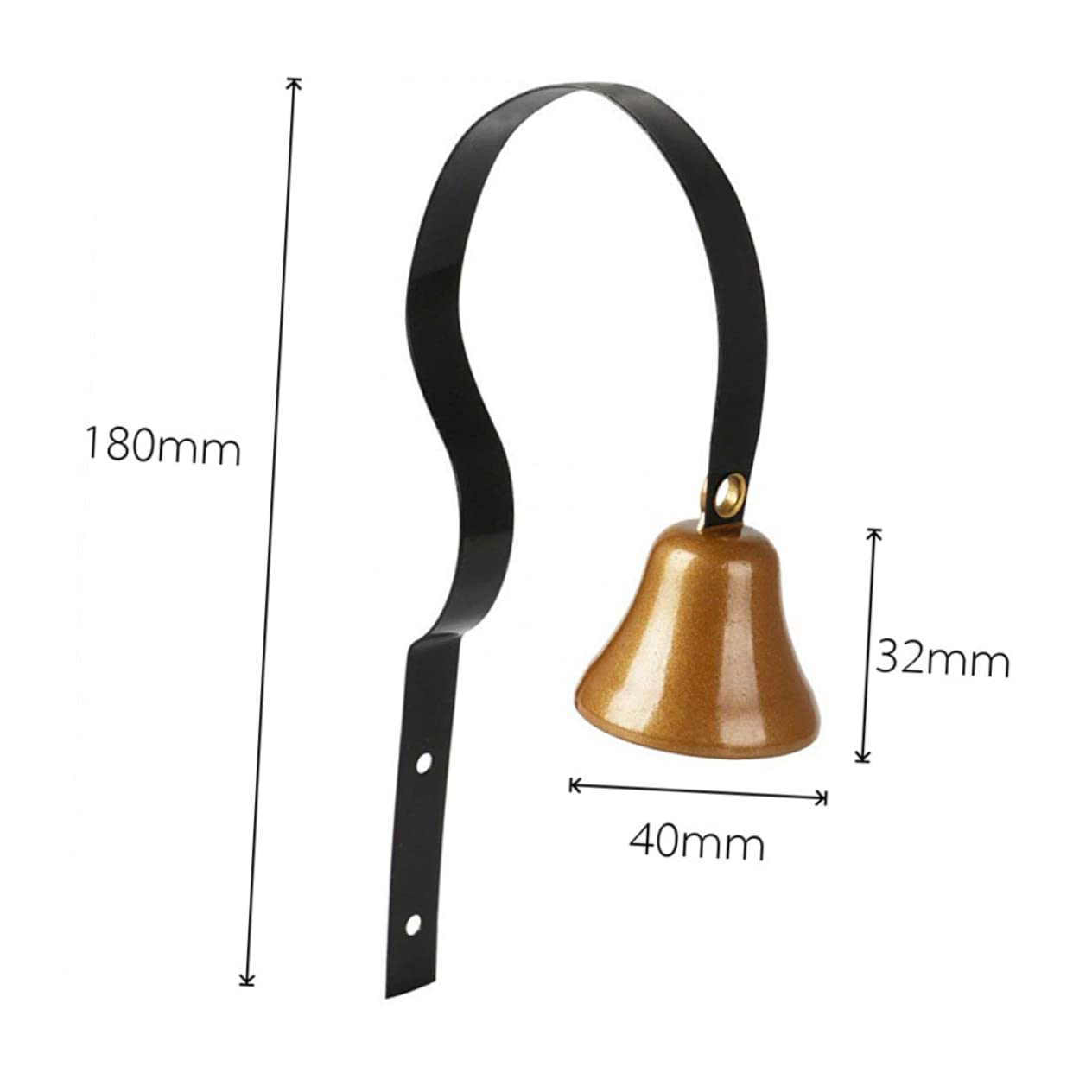 STOBOK 4piezas Timbre para Perros De Metal Entrenamiento De Potty y Housetraining Diseño Elegante para Comunicación Mascotas