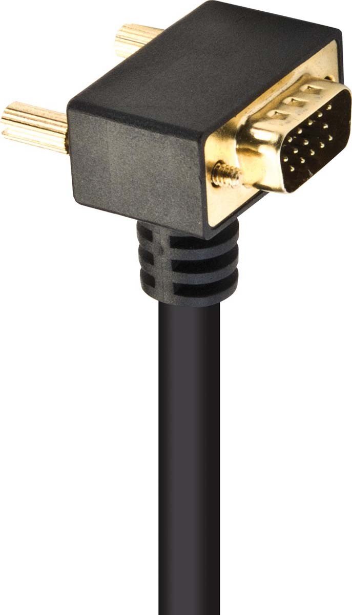 Kindermann 7483000102 2 m VGA (D-Sub) HDMI-Kabel + Video-Adapter, Schwarz