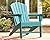 Signature Design by Ashley Sundown Treasure Outdoor Patio HDPE Weather Resistant Adirondack Chair, Blue