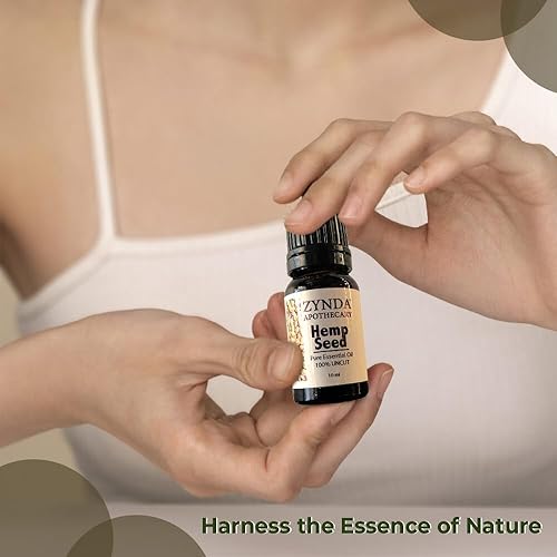 Miniatura 5 de Aceite esencial de semilla de cáñamo puro y natural, 100% aceite esencial puro sin cortar, 0.3 fl oz