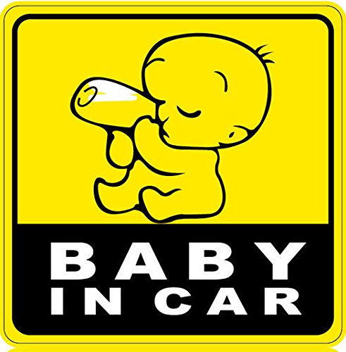 Futaba Baby in Car Vinyl Sticker