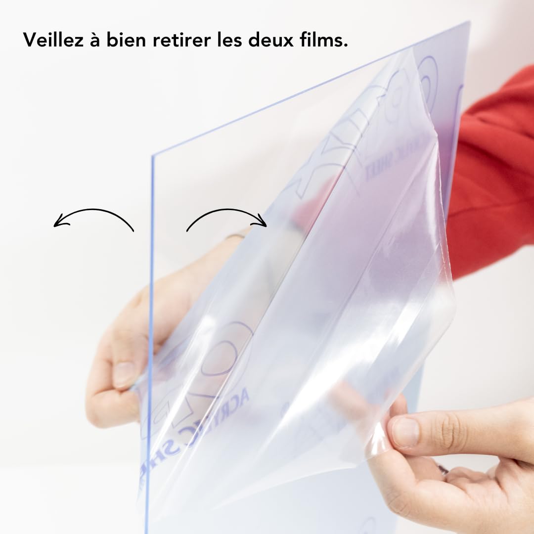 Rond Plastique Transparent 75 cm. Epaisseur 4mm.Plaque Ronde Acrylique Transparent. Disque Verre Acrylique. Cercle Verre Plastique Rigide.