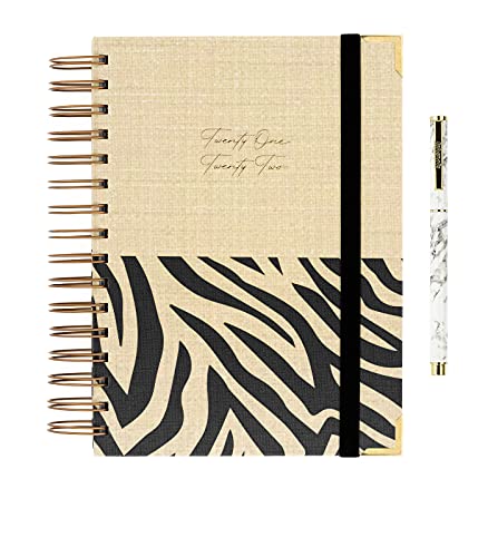 Agendas 2020-2021 Bonitas Takenote Agendas - Laia - Agenda Académica 2021-2022 - Día Página- 416 páginas -Tamaño A5- 16 x 21 cm- Anillas bronce-...