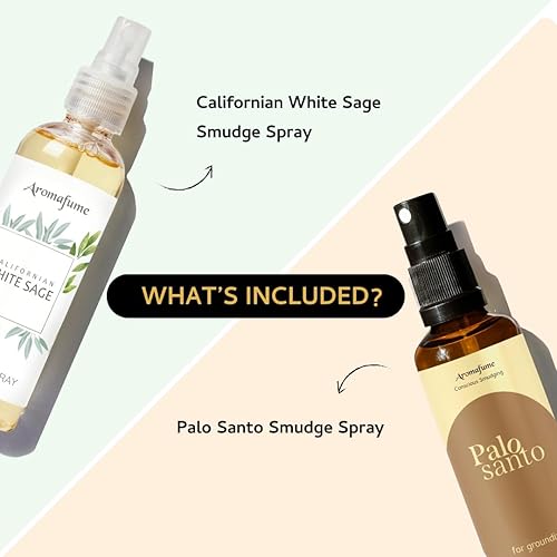 Miniatura 3 de Palo Santo Protection Wellness Natural Mist 3.4 fl oz y mancha de salvia blanca 3.4 fl oz de niebla natural, alternativa limpia y no tóxica a la